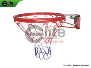 BN3001-尼龙12勾三色篮球网