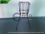 TE1013-Tennis Ball Basket,Tennis Ball Caddy,Tennis Ball Pick-up,Holds 72 balls