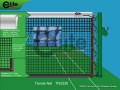TN3330-Tennis Net,3.0mm Braided Netting,Handmade,Leather headband,Double