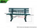 TE2104-Tennis Outdoor Bench,Tennis Courtside Bench,Aluminum,Length 1.5m